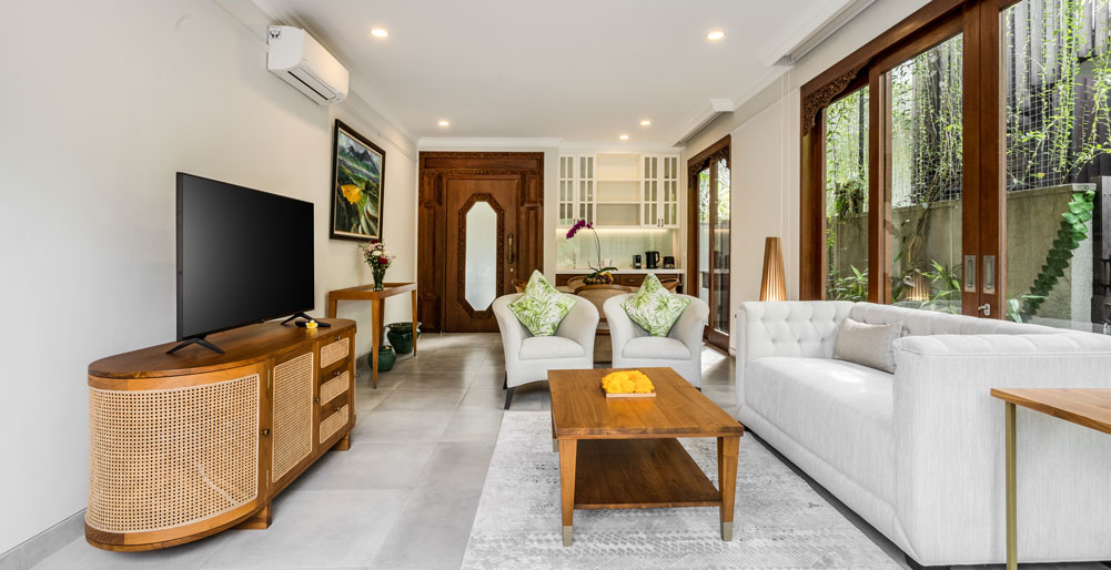 Pala Ubud - Villa Catur - Cosy and restful living area