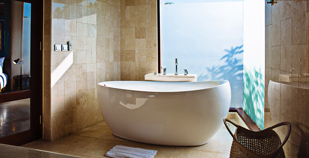 Villa Umah Daun - Ensuite tub