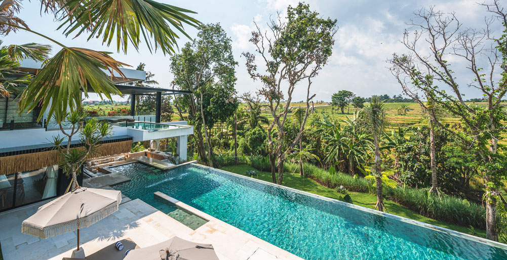 Villa Nica - Magnificent view of the fields from the guest bedroom