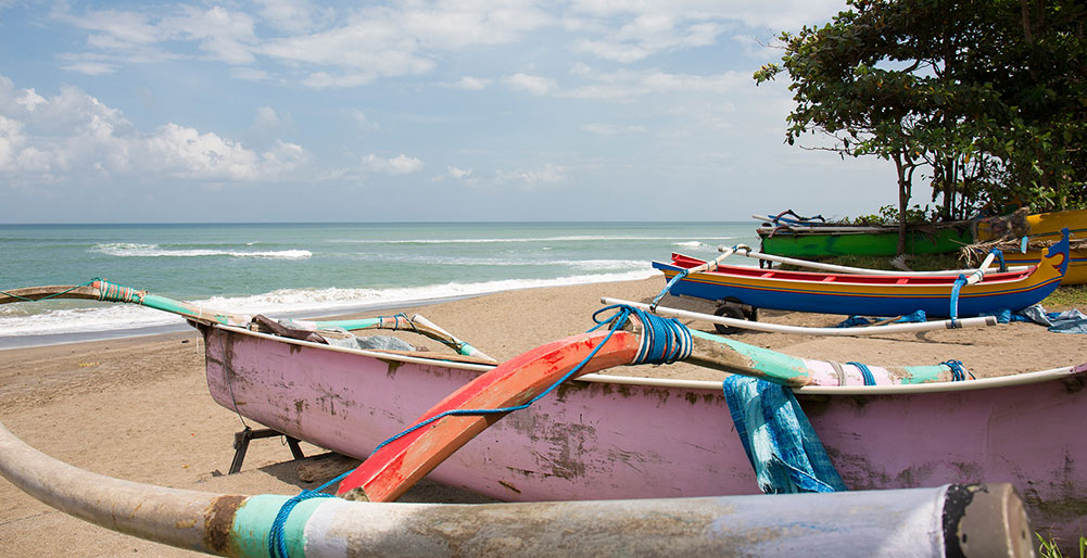 Villa Canggu - Local fishing boats