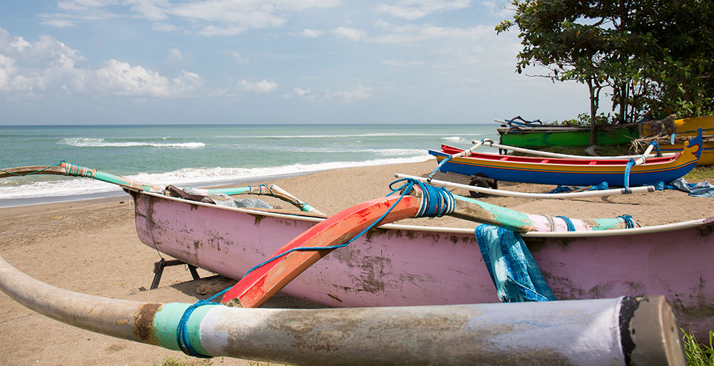 Villa Canggu - Local fishing boats