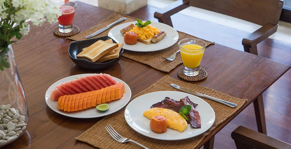 Villa Adenium - Energising breakfast