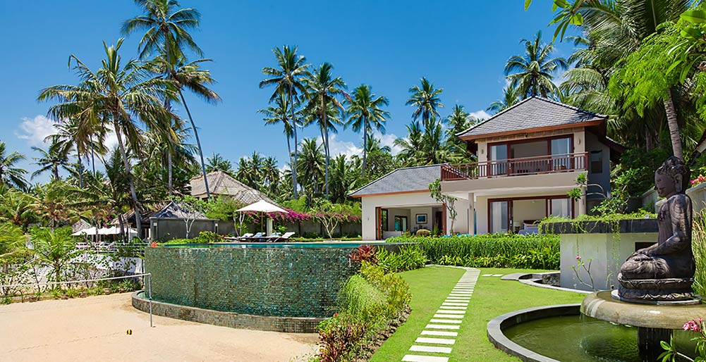 Villa Tirta Nila - View from oceanside