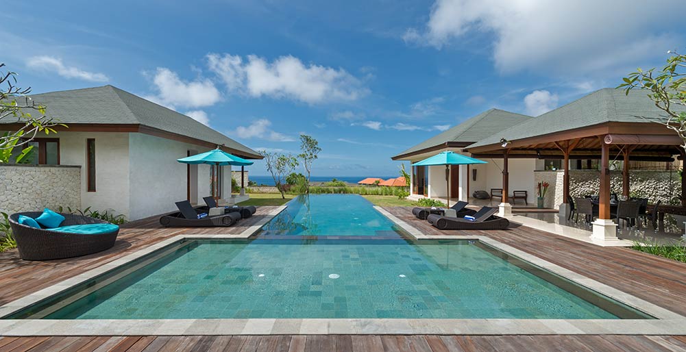 Pandawa Cliff Estate - Villa Marie - Pool view